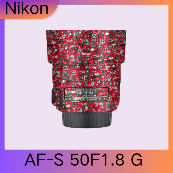 Lentes Nikon AF-S50F1.8 G  - Pele câmera, adesivo câmera - com alta resistência a arranhões, à prova d'água e com design elegante.